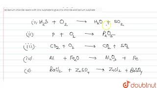 Translate the folowing statement into chemical equations and then balance the questions [upl. by Repsag]