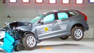 Volvo XC60 Euro NCAP Crash Test  Better than BMW X3 [upl. by Cupo]