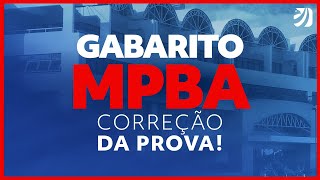 Concurso MP BA Correção da prova [upl. by Bora]