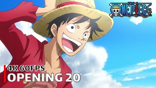 One Piece  Opening 20 【Hope】 4K 60FPS Creditless  CC [upl. by Iddet]