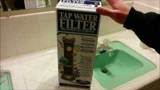 API water filter review overview and first time use [upl. by Anyehs]