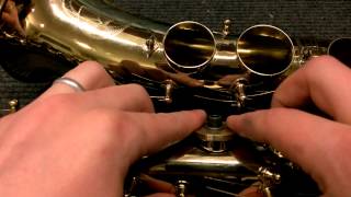 Saxophone Repair Topic Undertstanding Toneholes Part Three [upl. by Htyderem826]