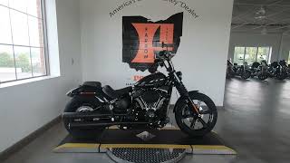 New 2024 HarleyDavidson Softail Street Bob 114 Cruiser FXBBS Motorcycle For Sale In Sunbury OH [upl. by Onaicnop823]