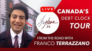 Canadas Debt Clock Tour amp S233 with Franco Terrazzano [upl. by Jeunesse169]