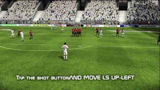 FIFA 09  quotLow Free Kick Tutorialquot [upl. by Hplodur]