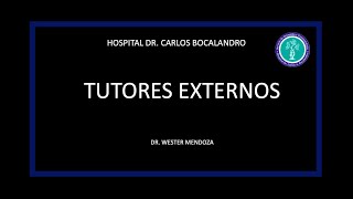 Tutores Externos [upl. by Egag]