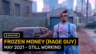 GTA 5  FROZEN MONEY GLITCH  MAY 2021  STILL WORKING [upl. by Mckay]