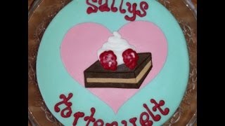 Sallys Zitronentorte mit Fondant  Fondanttorte  Sallys Welt [upl. by Caesar]