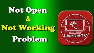 How To Fix Live Net TV Keeps Crashing Problem Android amp Ios  Live Net TV Crash Error [upl. by Latoya]