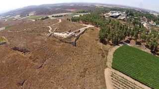 Tel Lachish Aerial View BibleWalkscom [upl. by Lenoil]