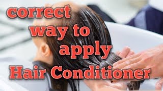 How to apply Hair conditioner  Proper way to use Hair conditioner after shampoo in Tamil [upl. by Timothee465]