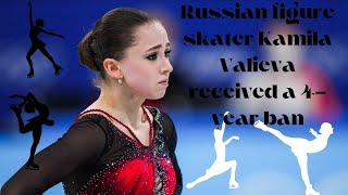 Russian figure skater Kamila Valieva received a 4year ban [upl. by Kenton]