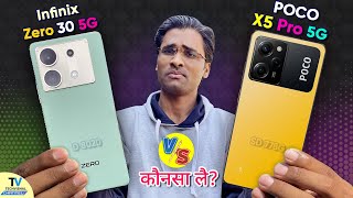 Infinix Zero 30 5g vs POCO X5 Pro 5g Camera Test Speed Test Which is BETTER  Infinix Zero 30 5g [upl. by Nwahsem]