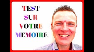 TEST SUR VOTRE MÉMOIRE  ETESVOUS VISUEL AUDITIF OU KINESTHÉSIQUE [upl. by Acitel]