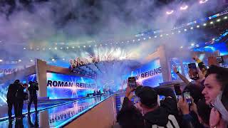 Roman Reigns Wrestlemania Entrance wwe wrestlemania wrestling romanreigns headofthetable [upl. by Audris788]