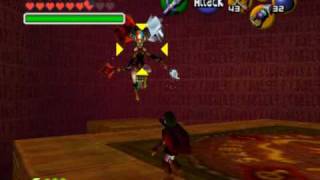 Legend of Zelda Ocarina of Time Walkthrough 13 99 quotSpirit Temple TWINROVAquot [upl. by Lorena335]