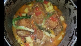 Fricassee Chicken Debbie dung a Yaad style [upl. by Ellehcem]