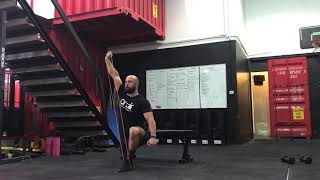 Functional Strength  Bulgarian Split Squat Y Band Contralateral  ON AIR [upl. by Nbi900]