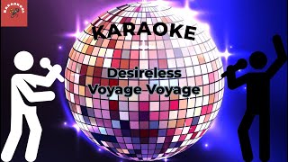 Desireless  Voyage Voyage Karaoke [upl. by Enilrahc]