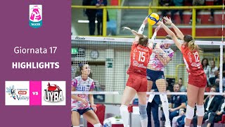 Novara  Busto Arsizio  Highlights  17 Giornata Campionato 2324  Lega Volley Femminile [upl. by Emylee288]