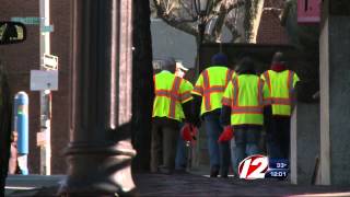 Water main leak causes detours in Providence [upl. by Sewoll]