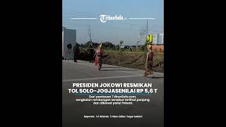 BREAKINGNEWS Presiden Jokowi Resmikan Tol JogjaSolo dari Kartasura ke Klaten Senilai Rp 56 T [upl. by Lauretta]