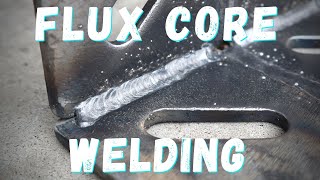 Flux Core Welding Basics for Beginners W A Cheap Welder [upl. by Anabel]