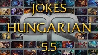 LoL Voices  A hősök viccei  Magyar Patch 55 [upl. by Sucramel]