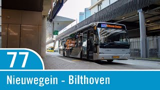 4K Bustraject  ULink 77  Nieuwegein  Bilthoven VDL Ambassador [upl. by Walke183]