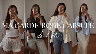 LES 10 ESSENTIELS DE MA GARDE ROBE CAPSULE DE L’ÉTÉ 2024 [upl. by Eirrotal]