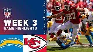 Chargers vs Chiefs Week 3 Highlights  NFL 2021 [upl. by Zedekiah]