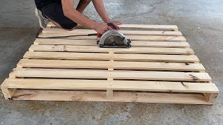 Creative Wood Pallet Furniture DIYs You Cant Miss  Recycled Wood Pallet Chair Building Projects [upl. by Yard751]