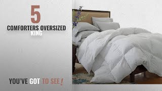 Top 10 Comforters Oversized King 2018 Super King Oversized California King Down Alternative [upl. by Retrac]