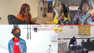 AUNTIE NITA auntie comedyFUNNY VIDEO COMPILATION😂😂😂 [upl. by Ahsekat]