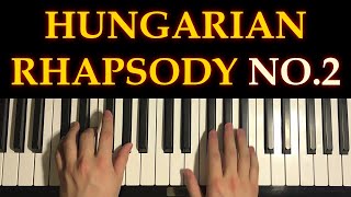 Liszt  Hungarian Rhapsody No 2 Piano Tutorial Lesson [upl. by Eiramik]