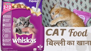 Whiskas Cat Food Ocean Fish Flavour Cat Ko Konsa Khana de shorts viral catfood cat [upl. by Rosalind268]