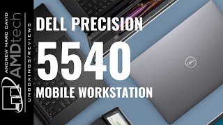 Dell Precision 5540 Mobile Workstation Review [upl. by Harod]