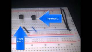 Sensor de tacto con transistores 2N2222 [upl. by Assilem]