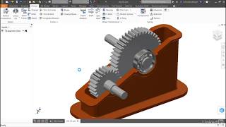 Inventor Tutorial  Generating a spur gear set [upl. by Anyl632]