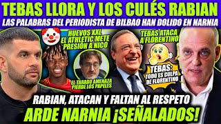 PERIODISTAS CULÉS RABIAN CONTRA ATHLETIC POR NICO WILLIAMS Y TEBAS LLORA CONTRA FLORENTINO [upl. by Pattison111]