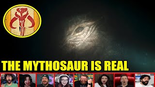 Reactors Reaction To Seeing The Mythosaur On The Mandalorian Season 3 Episode 2 [upl. by Reinal]