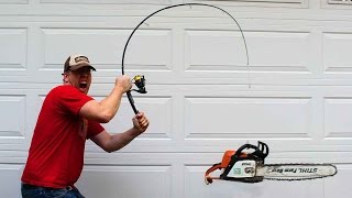 Fishing rod challenge Can I break an Ugly Stik GX2 [upl. by Ecnaled]