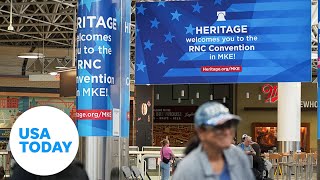 RNC attendees arrive in Milwaukee after assassination attempt  USA TODAY [upl. by Acsicnarf]