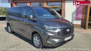 Ford Transit Custom 20 TDCi EB Business L2 125kW A8 FWD Magnetic [upl. by Aronal]