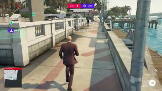 CLEAN RUN 🧓 HITMAN 3 » GHOST MODE « MIAMI [upl. by Enilauqcaj]