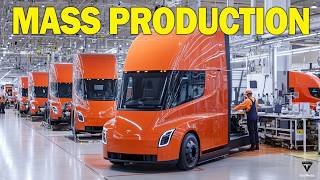 Tesla Semi New Updates Elon Musk Announces New Feature Insane Efficiency amp Mass Production on DEC [upl. by Islehc]