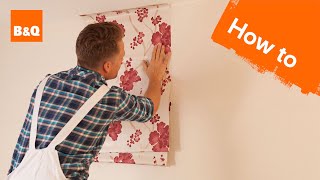 How to hang wallpaper part 2 hanging [upl. by Jody290]