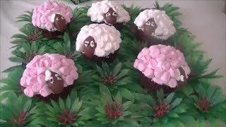 SCHÄFCHEN CUPCAKE  Eid al Adha  Ostern Kurban Bayram [upl. by Nannahs]