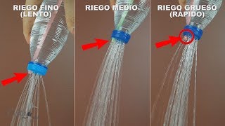 ♻️♻️ Hacer una REGADERA casera para plantas y semilleros  Reciclar botellas plástico PET [upl. by Elon]