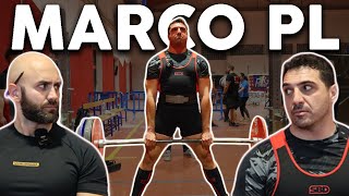 MARCO PT GAREGGIA PER LA PRIMA VOLTA NEL POWERLIFTING [upl. by Radmen298]